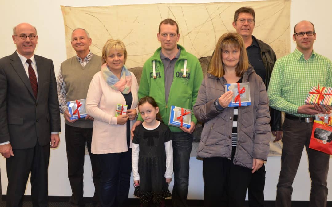 ufra 2014: Gewinnspiel am gemeinsamen Stand der Energieberater Franken e.V. und der Sparkasse Schweinfurt