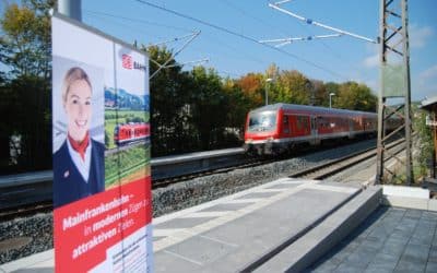 Bahnhofeinweihung zur Schonunger Weihnacht – am Weihnachtsmarkt um 13.10 Uhr hält der erste Zug