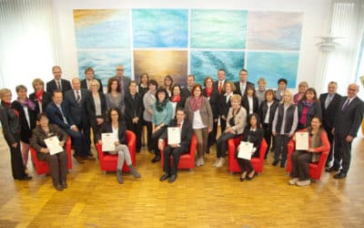 Sparkasse Schweinfurt ehrt Jubilare – 41 Mitarbeiterinnen und Mitarbeiter feierten Dienstjubiläum