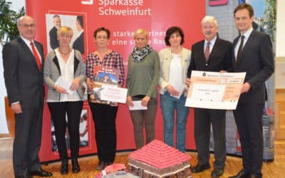 Sparkasse Schweinfurt unterstützt 33 Kindergärten aus Stadt und Landkreis Schweinfurt