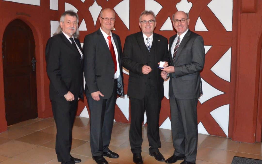 Jubiläumsmedaille anlässlich 425 Jahre historisches Rathaus Grettstadt