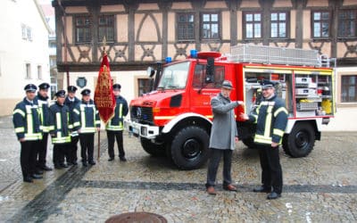 Die Freiwillige Feuerwehr Garitz hat ein neues Transportlöschfahrzeug