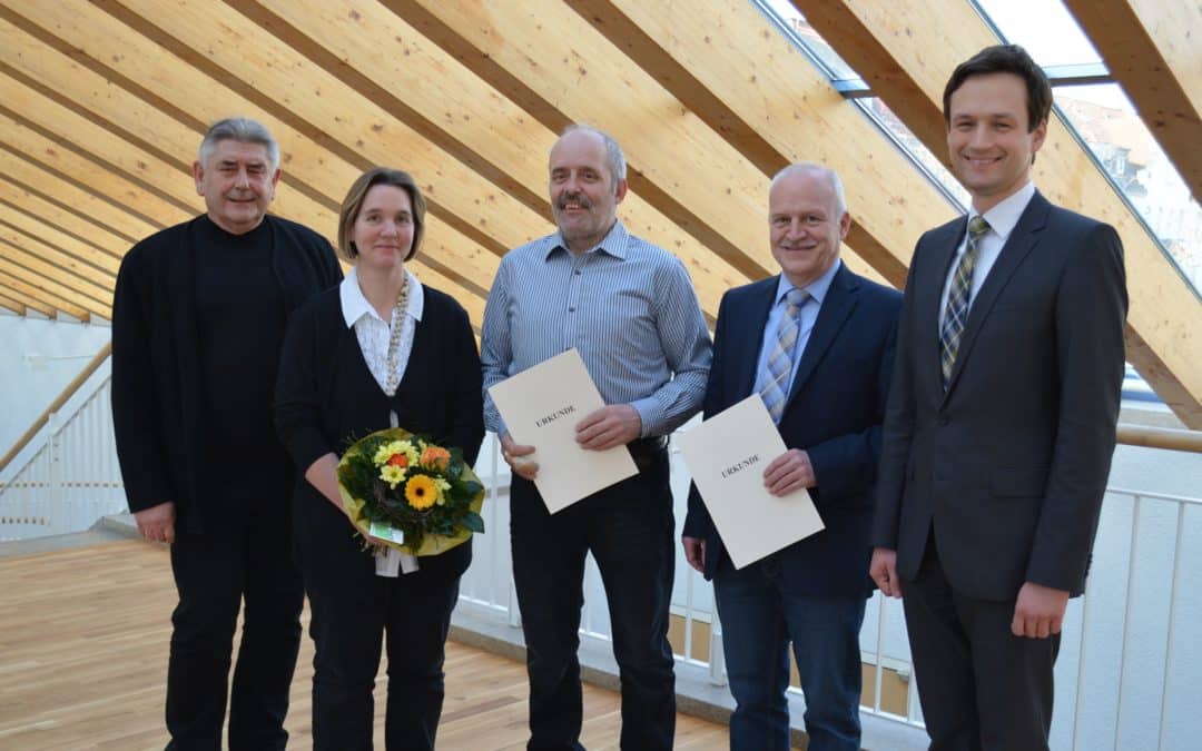 Langjährige Kommunalpolitiker erhalten Dankurkunde