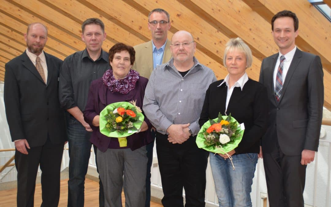 Landrat Töpper dankt langjährigen Mitarbeitern