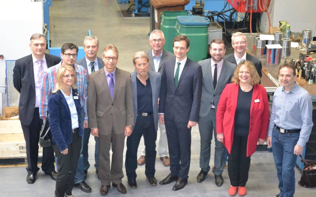 Landrat besuchte Firma Derleth in Abersfeld