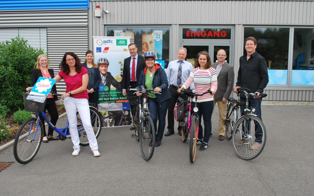 Saisonauftakt der Aktion „Mit dem Rad zur Arbeit“