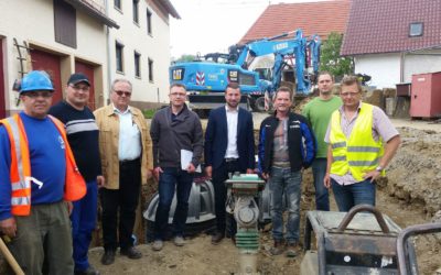 Neues Kanalnetz und Kläranlage für Rednershof
