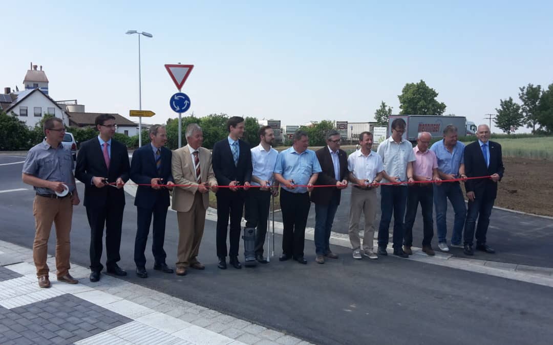 1,2 Millionen Euro Gesamtkosten: Kreisel für den Verkehr freigegeben