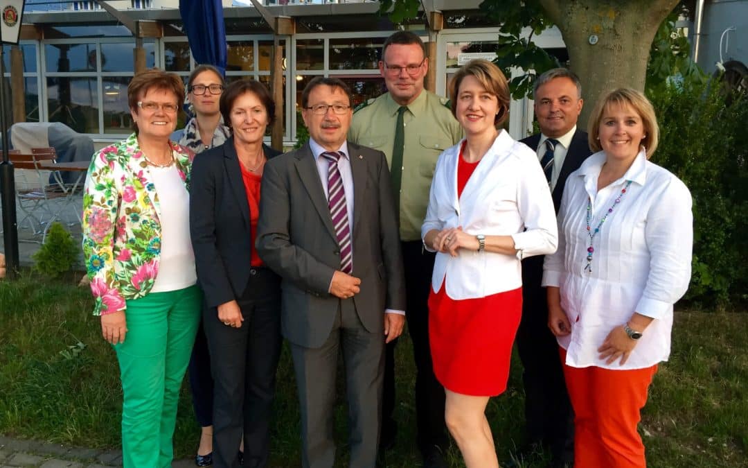 CSU-Kreistagsfraktion informiert sich über Nationales Naturerbe