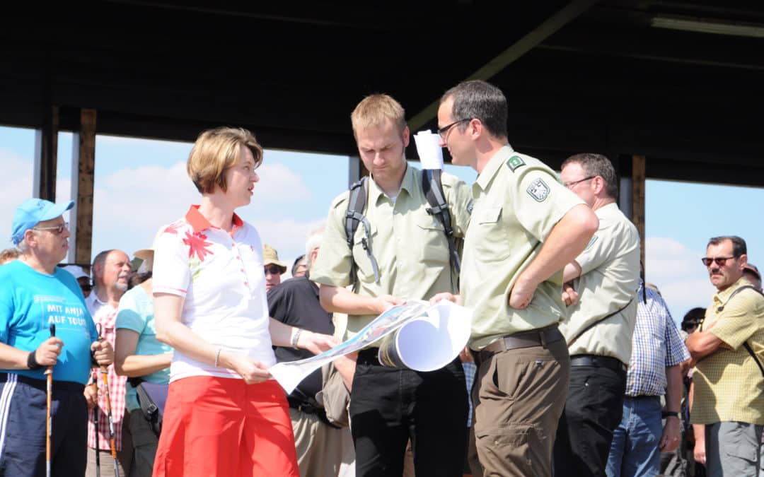 MdB Dr. Anja Weisgerber wanderte drei Tage durch ihren Wahlkreis