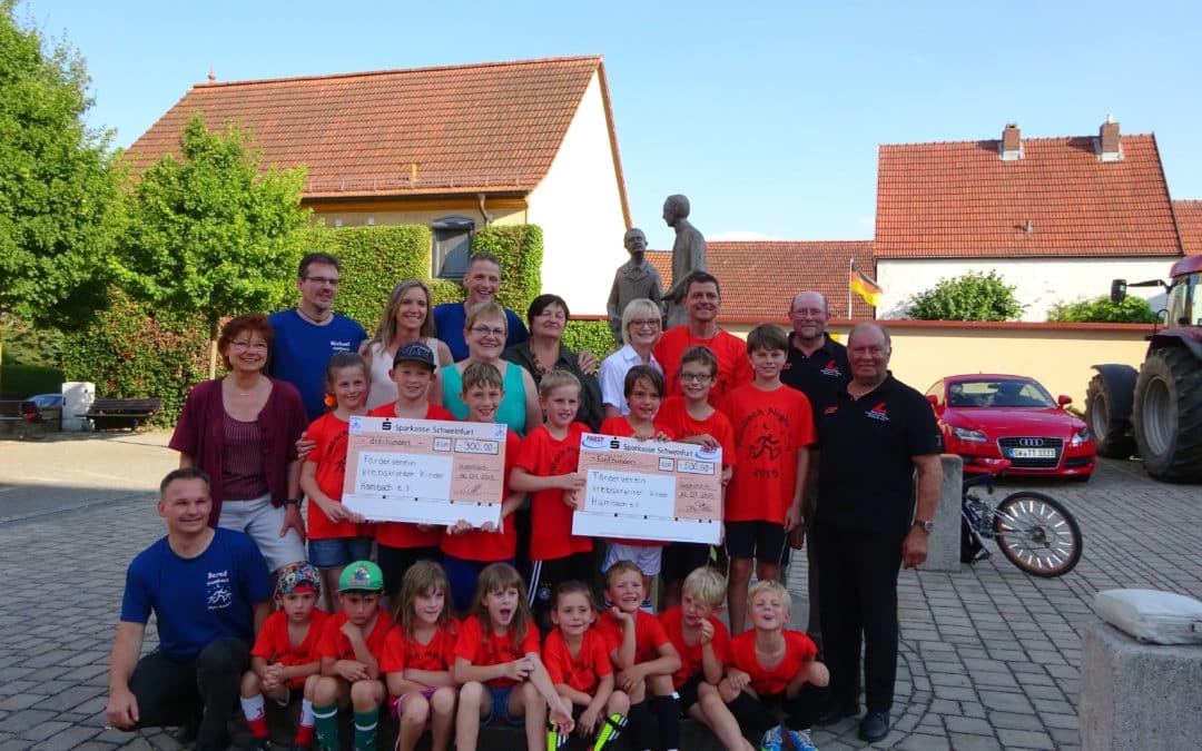 Kinder laufen Bestleistung für Kinder beim 6th Hambach Night Run