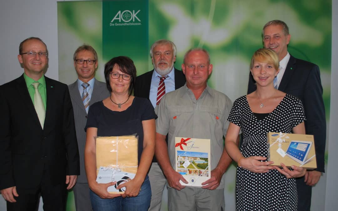 Hauptpreise der AOK-Aktion FEEL-GOOD verteilen sich quer über die Region Main-Rhön
