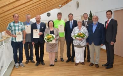 Landrat Töpper dankt langjährigen Mitarbeitern