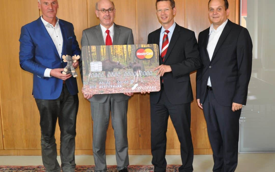 Kreditkarte mit Elch