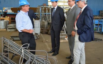 Landrat besuchte Firma Käfer in Gochsheim