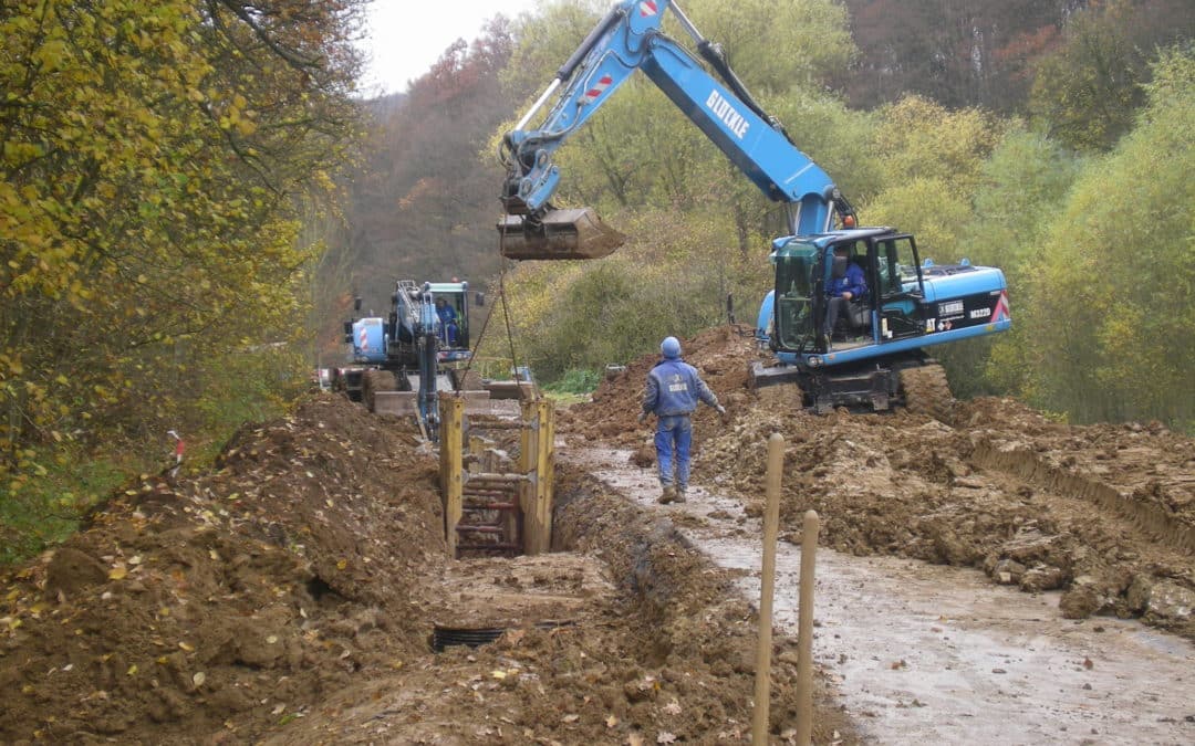 Kanalbau zwischen Marktsteinach und Waldsachsen startet