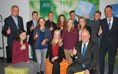 AOK: Zehn neue Azubis und eine „Duale Studentin“ starten ins Berufsleben