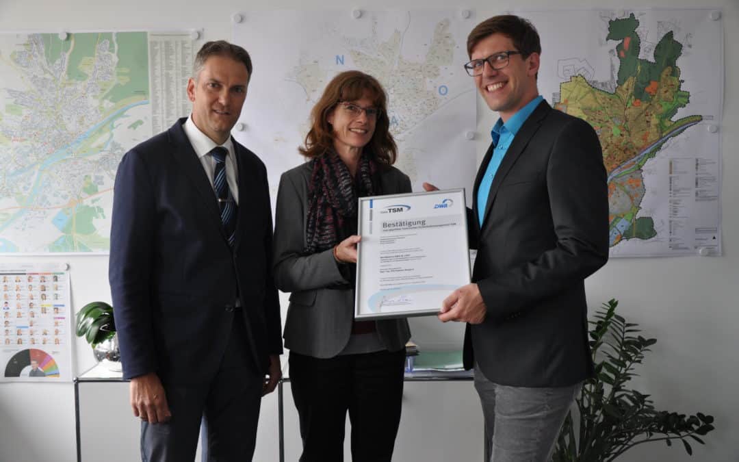 Eigenbetrieb Stadtentwässerung erhält erneut Qualitätssiegel