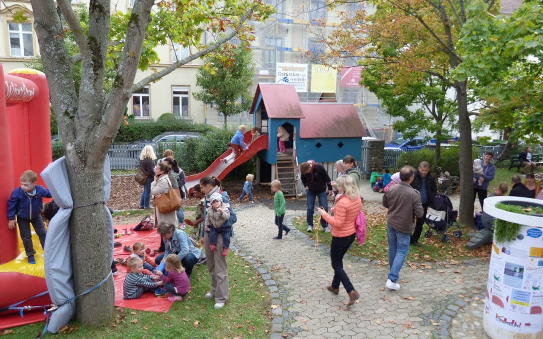 Erstes Spielplatzfest im Familienstützpunkt Grombühl