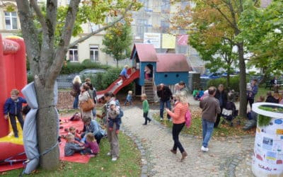 Erstes Spielplatzfest im Familienstützpunkt Grombühl