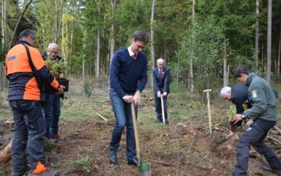 Marktgemeinde Oberschwarzach, Steigerwald-Zentrum und Sparkasse Schweinfurt starten gemeinsames Projekt