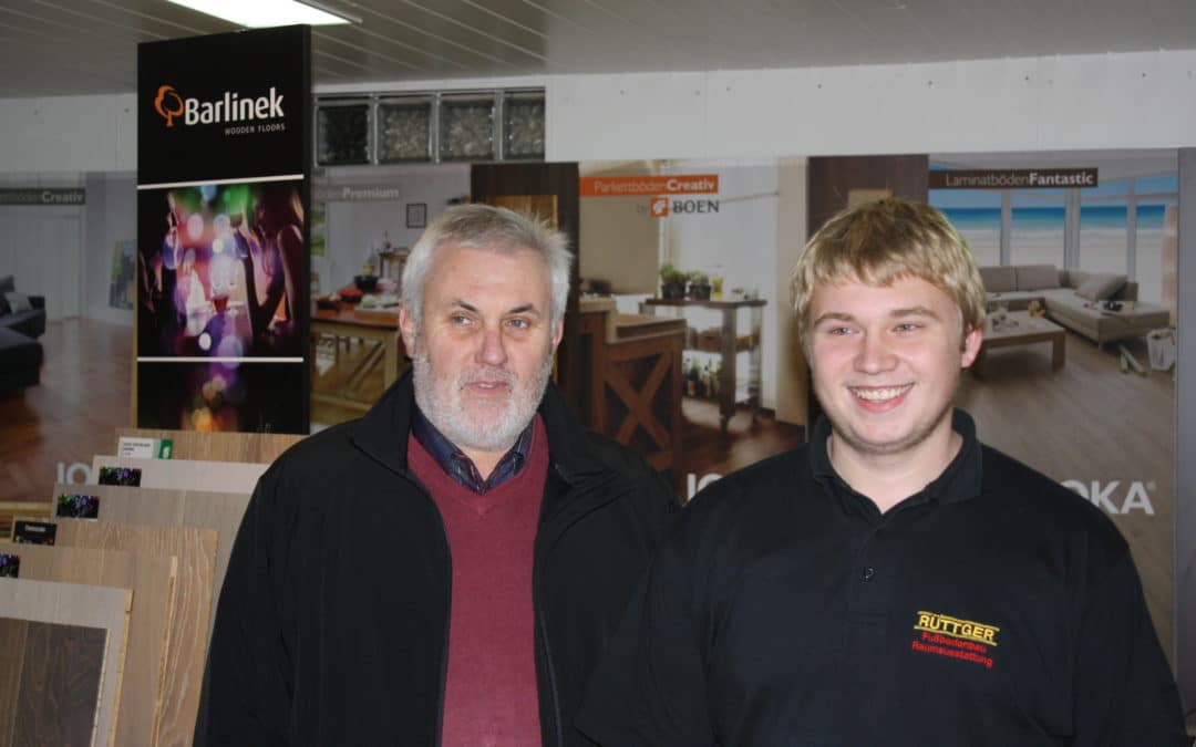 Rüttger-Azubi ist Deutscher Estrichleger-Meister