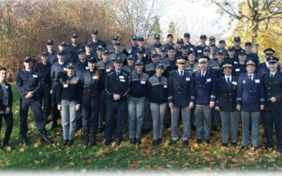 Rumänische Polizeischüler zu Gast bei der Bundespolizei in Oerlenbach