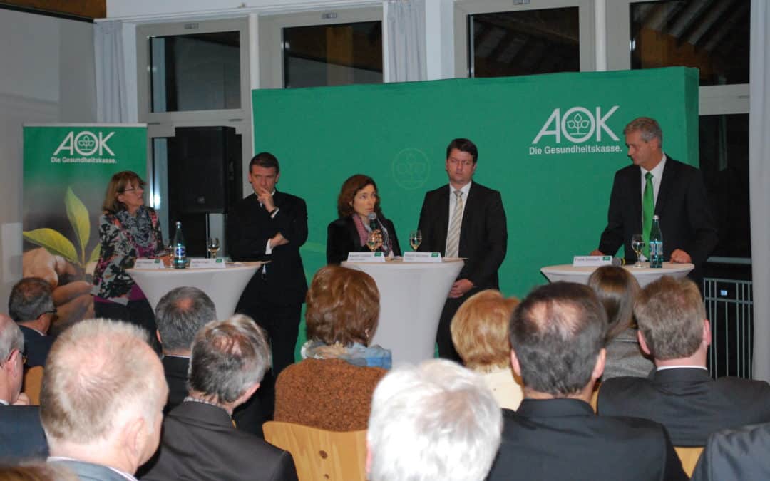 AOK organisiert Podiumsdiskussion der Landtagsabgeordneten zur Zukunft der medizinischen Versorgung im ländlichen Raum