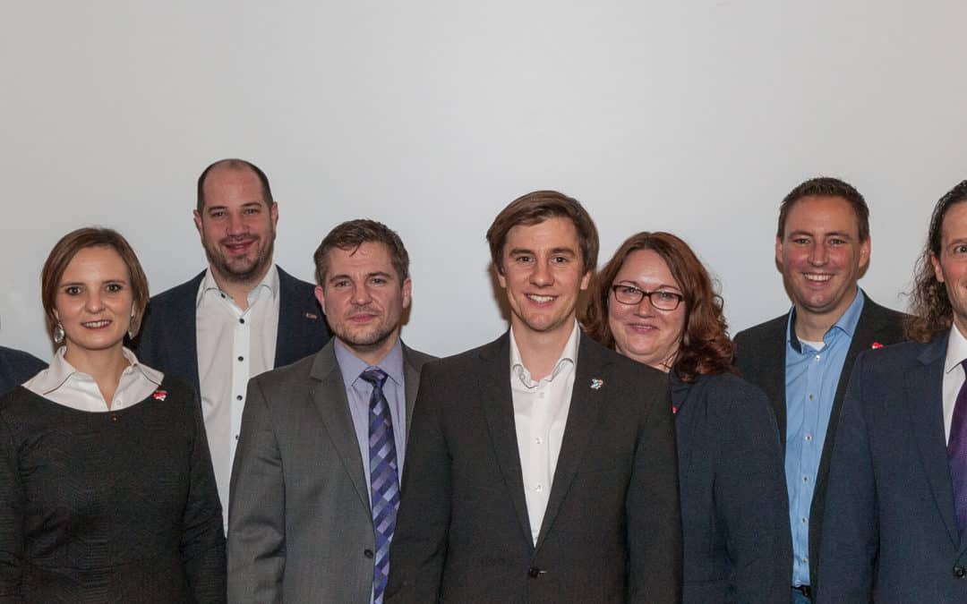 Wirtschaftsjunioren Schweinfurt 2016 mit neuem Team