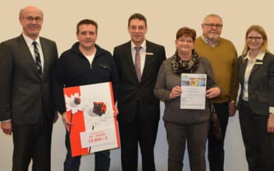 Sparen, gewinnen und Gutes tun – PS-Gewinner bei der Sparkasse Schweinfurt