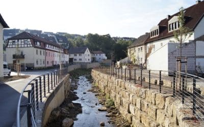Riesenspektakel in Schonungens neuer Mitte