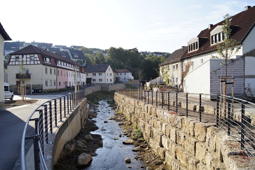 Riesenspektakel in Schonungens neuer Mitte