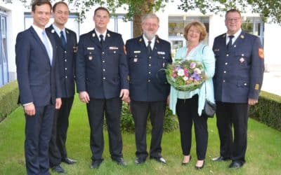 Kreisbrandinspektor Gottfried Schemm verabschiedet