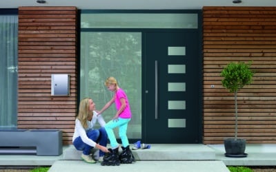 Aluminium-Haustüren verbinden Einbruchhemmung mit guter Wärmedämmung