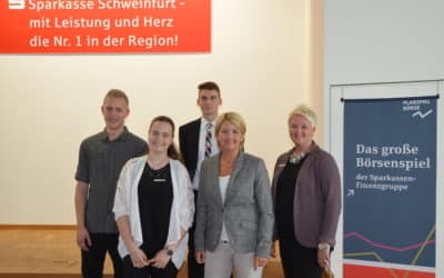Börsenverständnis für junge Menschen: Sparkasse Schweinfurt zeigt Engagement im Bereich Finanzbildung für Schüler