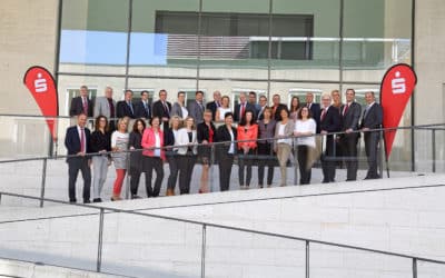 Sparkasse Schweinfurt ehrt Jubilare