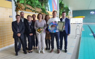 Schwimmmeister und Betriebsleiter Andreas Gentner feiert Betriebsjubiläum