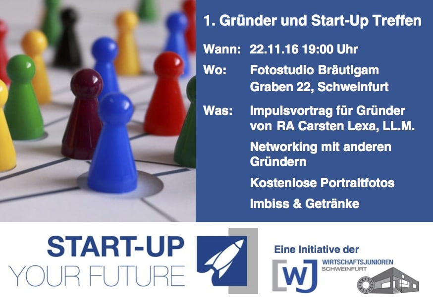 1. Gründer und Start-Up Treffen Schweinfurt