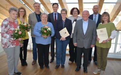 Ehrung von Dienstjubilaren im Landratsamt