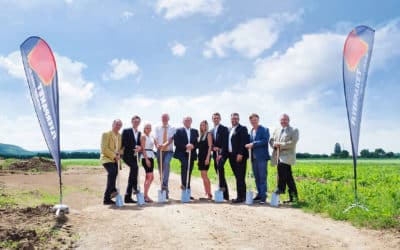 Spatenstich für neuen Logistik-Hub für Franken und Thüringen in Knetzgau