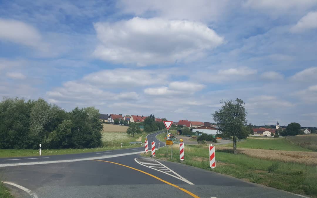 Kreuzungsbereich in Waldsachsen umgebaut