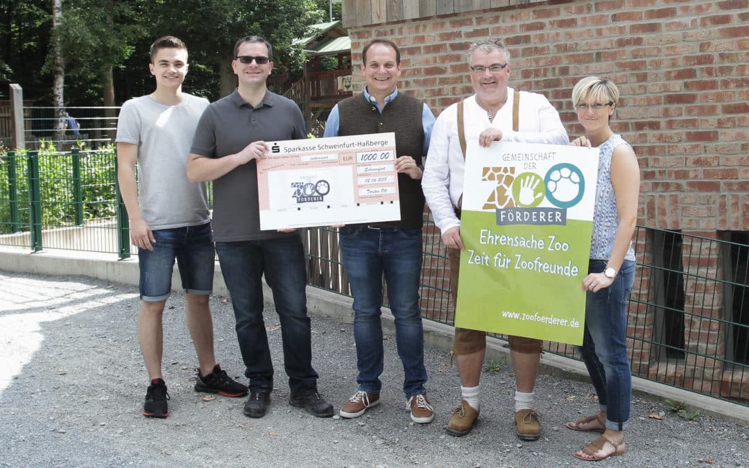 Wildparkfreunde spenden 1.000,- für Artenschutzprojekt der Gemeinschaft der Zooförderer