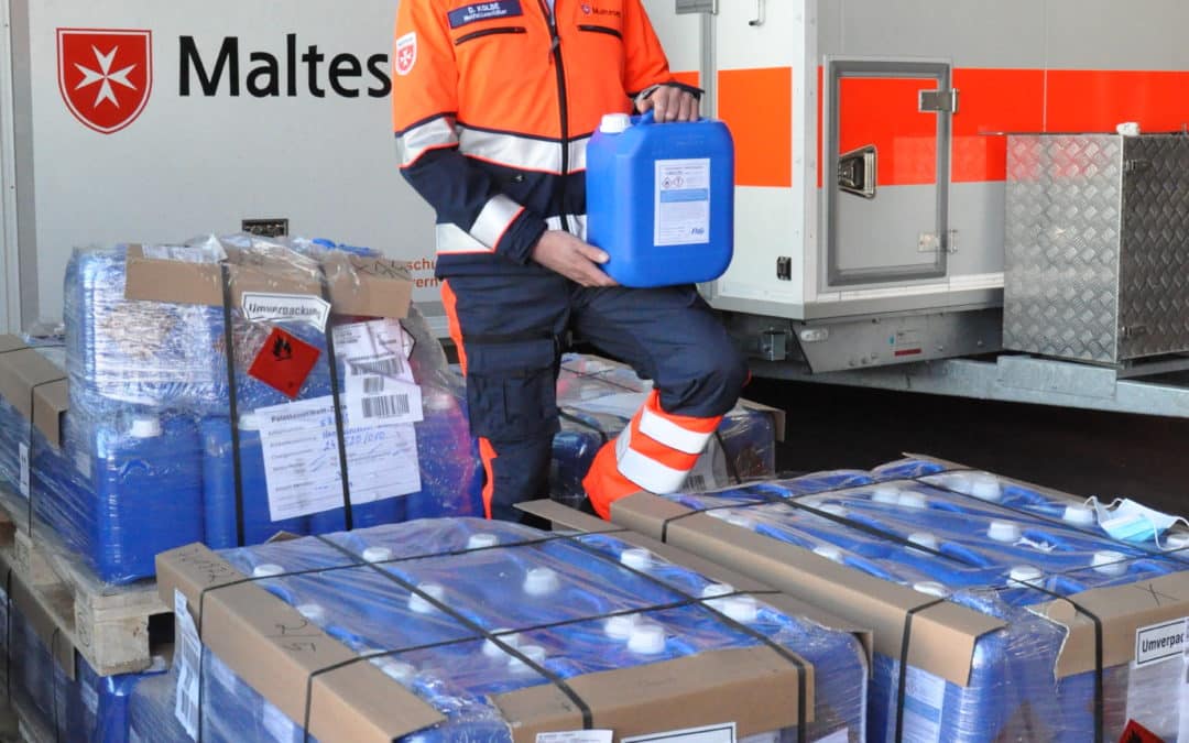 Procter & Gamble Service GmbH spendet 1.500 Liter Händedesinfektionsmittel