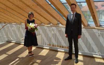 Antrittsbesuch von Klaudia Schwarz im Landratsamt