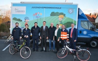 Mobile Jugendverkehrsschule des Landkreises Schweinfurt startet wieder
