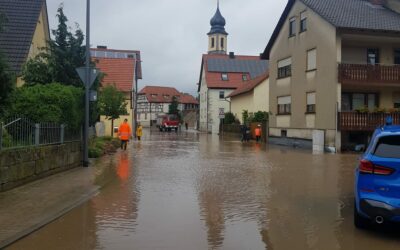 Dauerregen: Land unter im südlichen Landkreis Schweinfurt