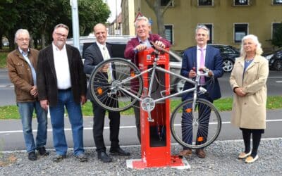 Inbetriebnahme einer weiteren Radservicestation