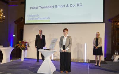 Pabst Transport wird vom Bayr. Staatsministerium als familienfreundliches Unternehmen ausgezeichnet