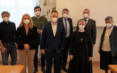 Antrittsbesuch des Bundestagsabgeordneten Hümpfer im Krankenhaus St. Josef