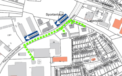 Fernwärmeausbau in der Franz-Schubert-Straße